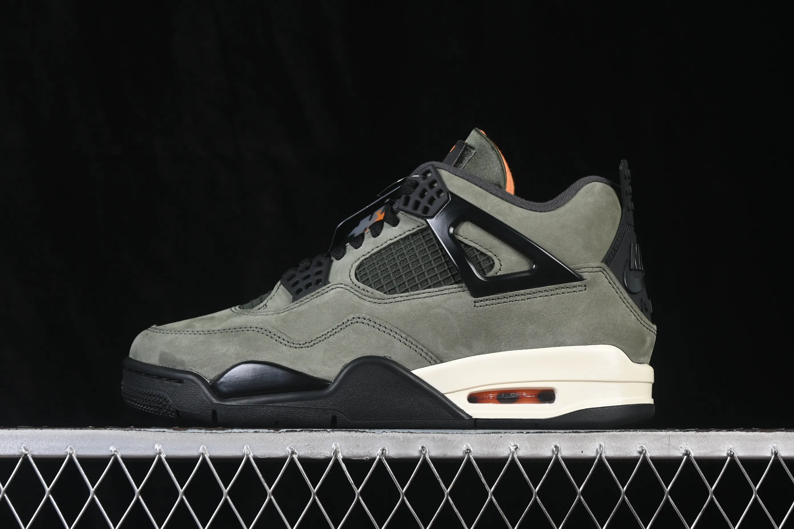 All categories Air Jordan Jordan series basketball shoes Air Jordan 4 LJR version Undefeated x Air Jordan 4 OG AJ4 Joe 4 olive green suede IB1519-200